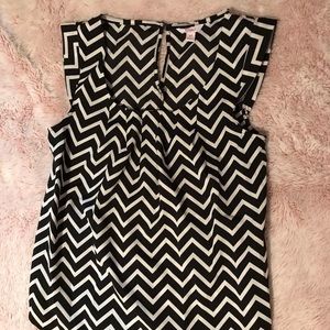 Women’s chevron striped blouse